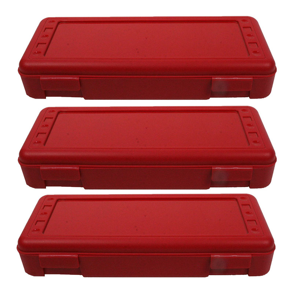 ROMANOFF PRODUCTS Romanoff Ruler Box, Red, Pack of 3