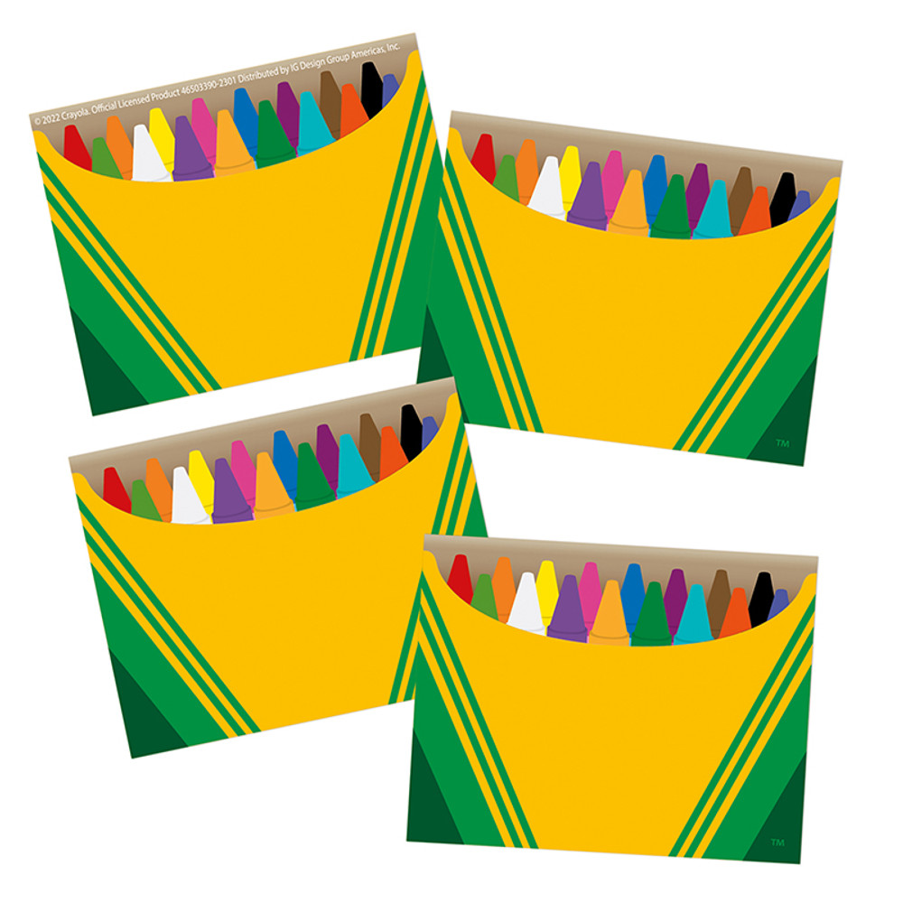 EUREKA Eureka® Crayola® Name Tags, 2-7/8" x 2-1/4", Pack of 40