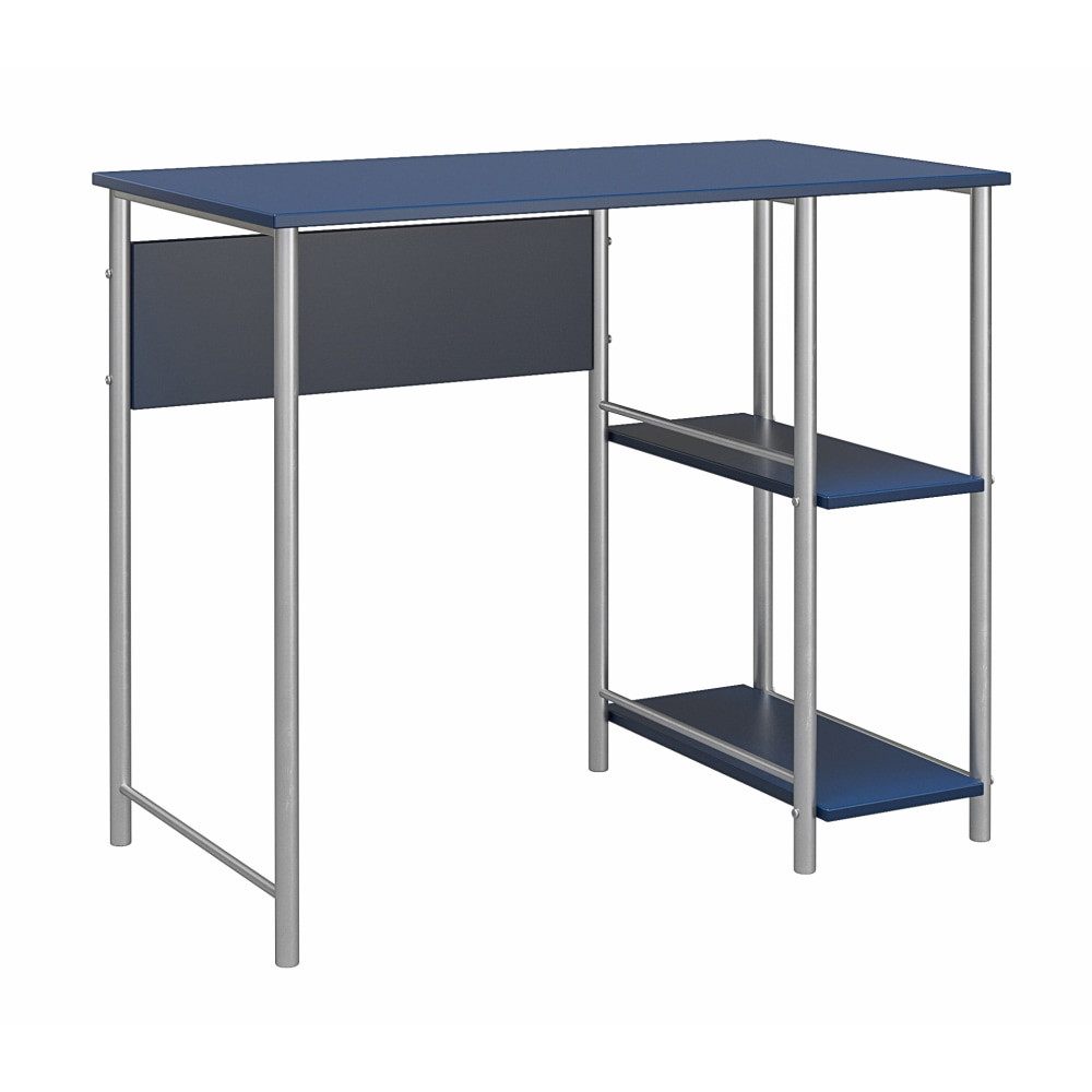 AMERIWOOD INDUSTRIES, INC. Ameriwood Home DE62149  Garrett Metal 36inW Student Desk, Blue