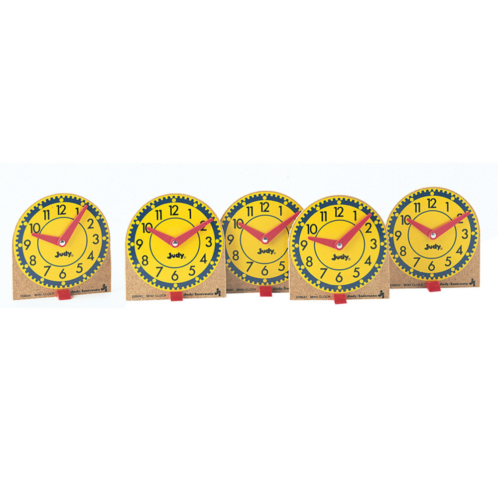 CARSON DELLOSA EDUCATION Carson Dellosa Education Mini Judy® Clocks, Grade K-3, Pack of 12