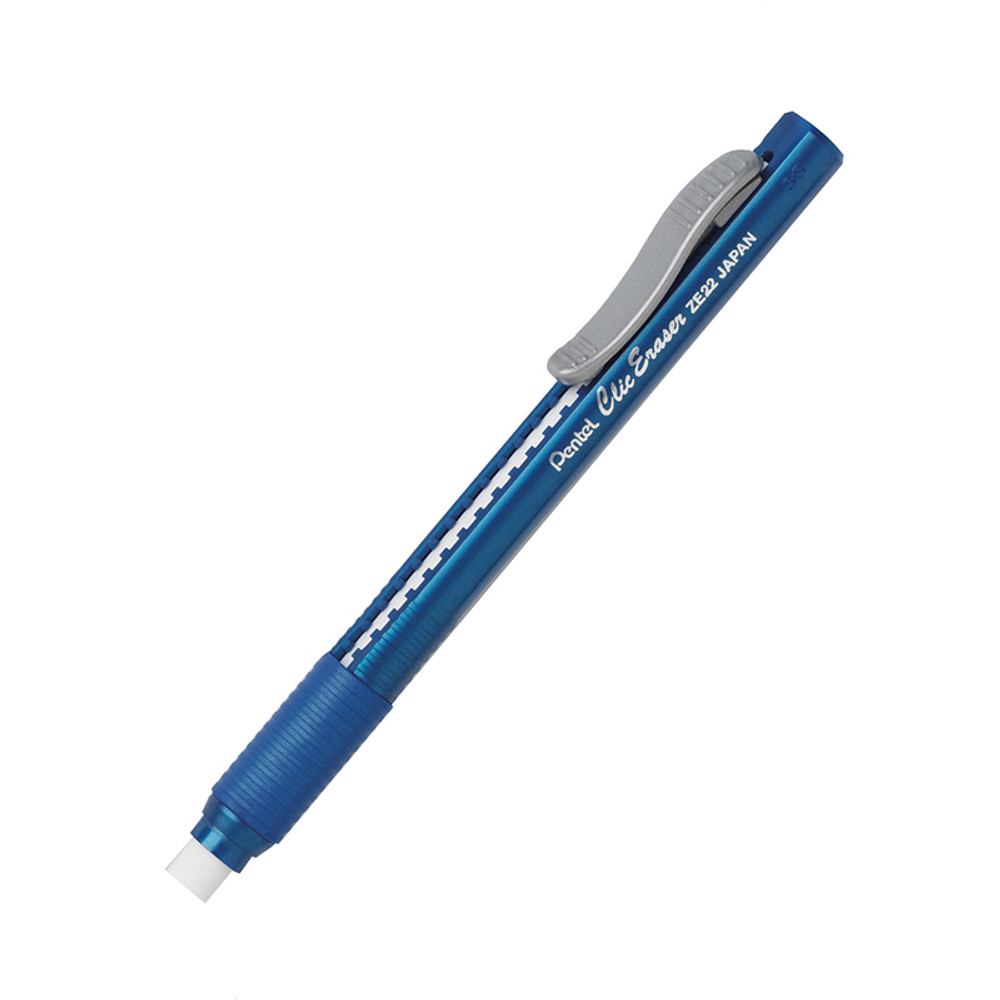PENTEL OF AMERICA Pentel® Clic Eraser Grip, Blue Barrel