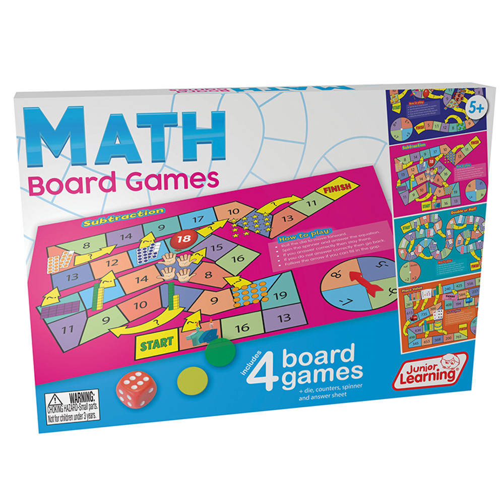 JUNIOR LEARNING Junior Learning® Math Board Games