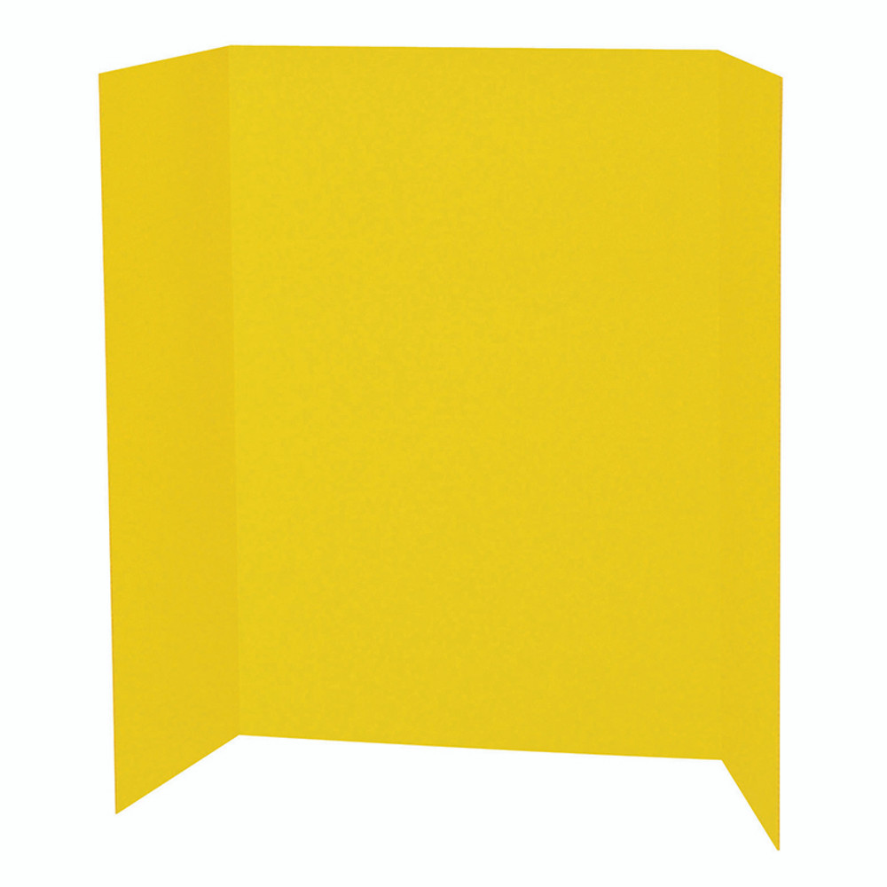 DIXON TICONDEROGA CO Pacon® Presentation Board, Yellow, Single Wall, 48" x 36", 1 Board