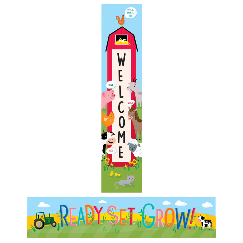 CREATIVE TEACHING PRESS Creative Teaching Press® Farm Friends Welcome Banner