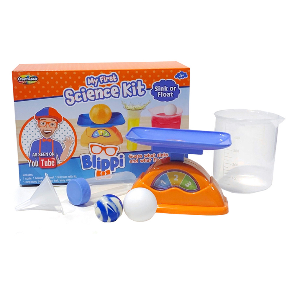 BE AMAZING TOYS Blippi My First Science Kit, Sink or Float