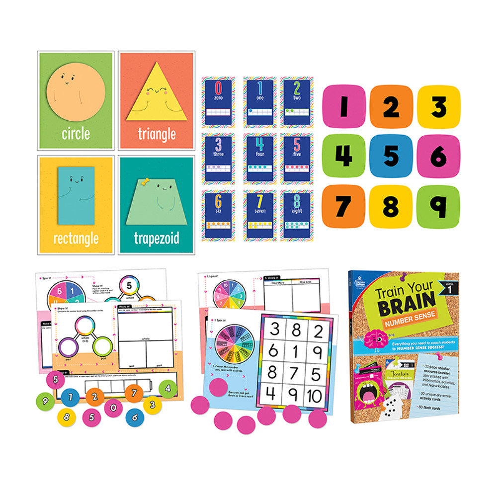 CARSON DELLOSA EDUCATION Carson Dellosa Education Math Teacher Classroom Bundle Grade K