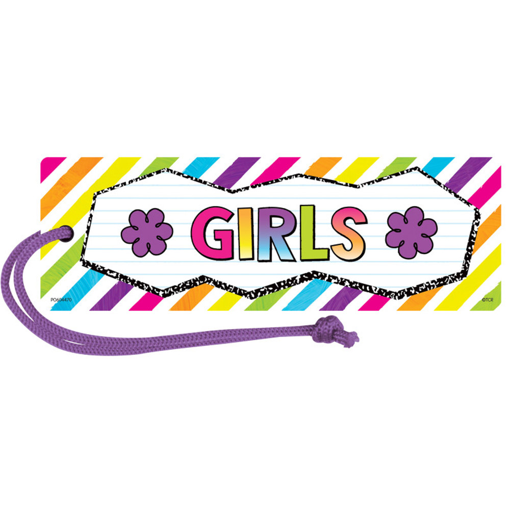 TEACHER CREATED RESOURCES Teacher Created Resources® Brights 4Ever Magnetic Girls Pass