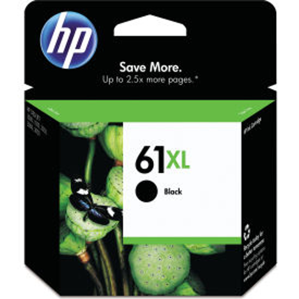 Hewlett Packard HP 61XL High Yield Black Original Ink Cartridge p/n CH563WN