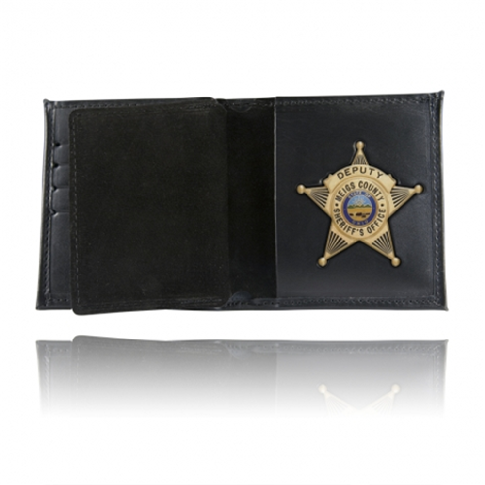 Boston Leather 175-S-4007 Book Style Badge Wallet, Card Slots