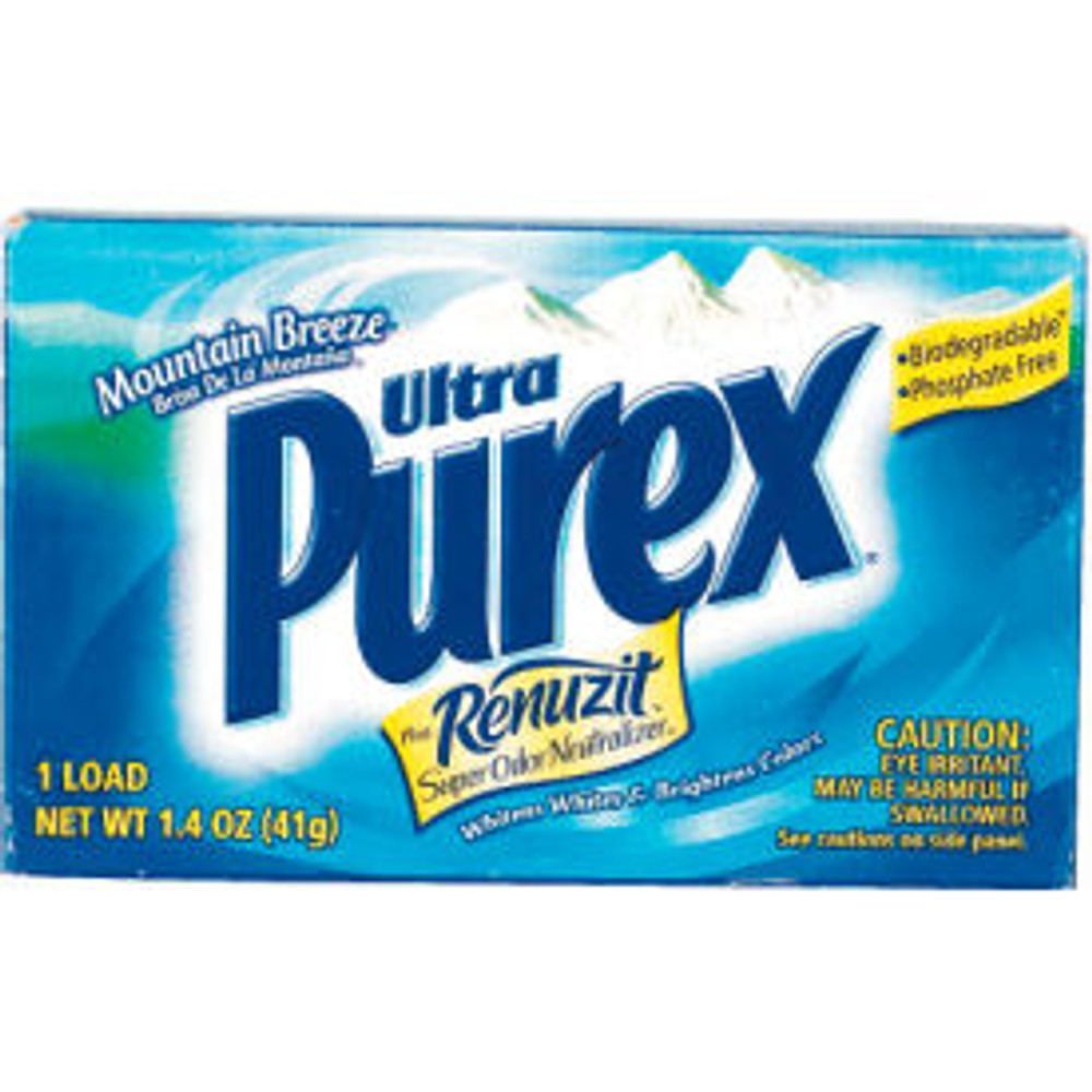 United Stationers Supply Purex Ultra Laundry Detergent Powder 1.4 oz. Box 156 Boxes - 10245 p/n DPR10245