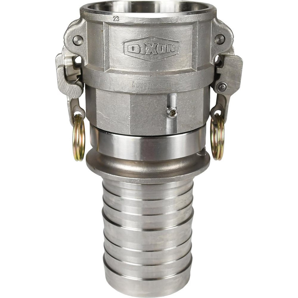 Dixon Valve & Coupling AC400EZSWIV Suction & Discharge Hose Couplings; Type: Type C Coupler ; Coupling Type: Cam & Groove ; Coupling Descriptor: Swivel EZ Boss-Lock Coupler x Crimp Shank ; Material: Aluminum ; Coupler Size (Fractional Inch): 4 ; Thre