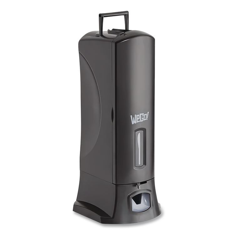 TEAM THREE GROUP WeGo 56101100 Utensil Dispenser, Holds 100 Knives, 10.22 x 12.5 x 23.75, Black