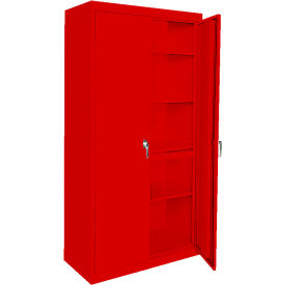 STEEL CABINETS USA INC Steel Cabinets USA Magnum Series Storage Cabinet 36""W x 24""D x 72""H Red All-Welded p/n AAH-36RBMAG1-R