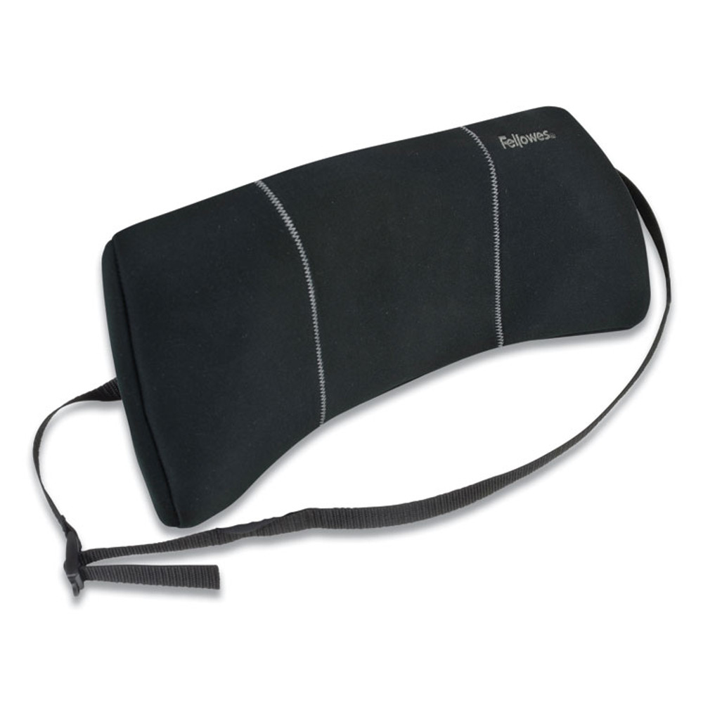 FELLOWES MFG. CO. 9190701 Lumbar Back Support, 12 x 3.13 x 5.19, Black