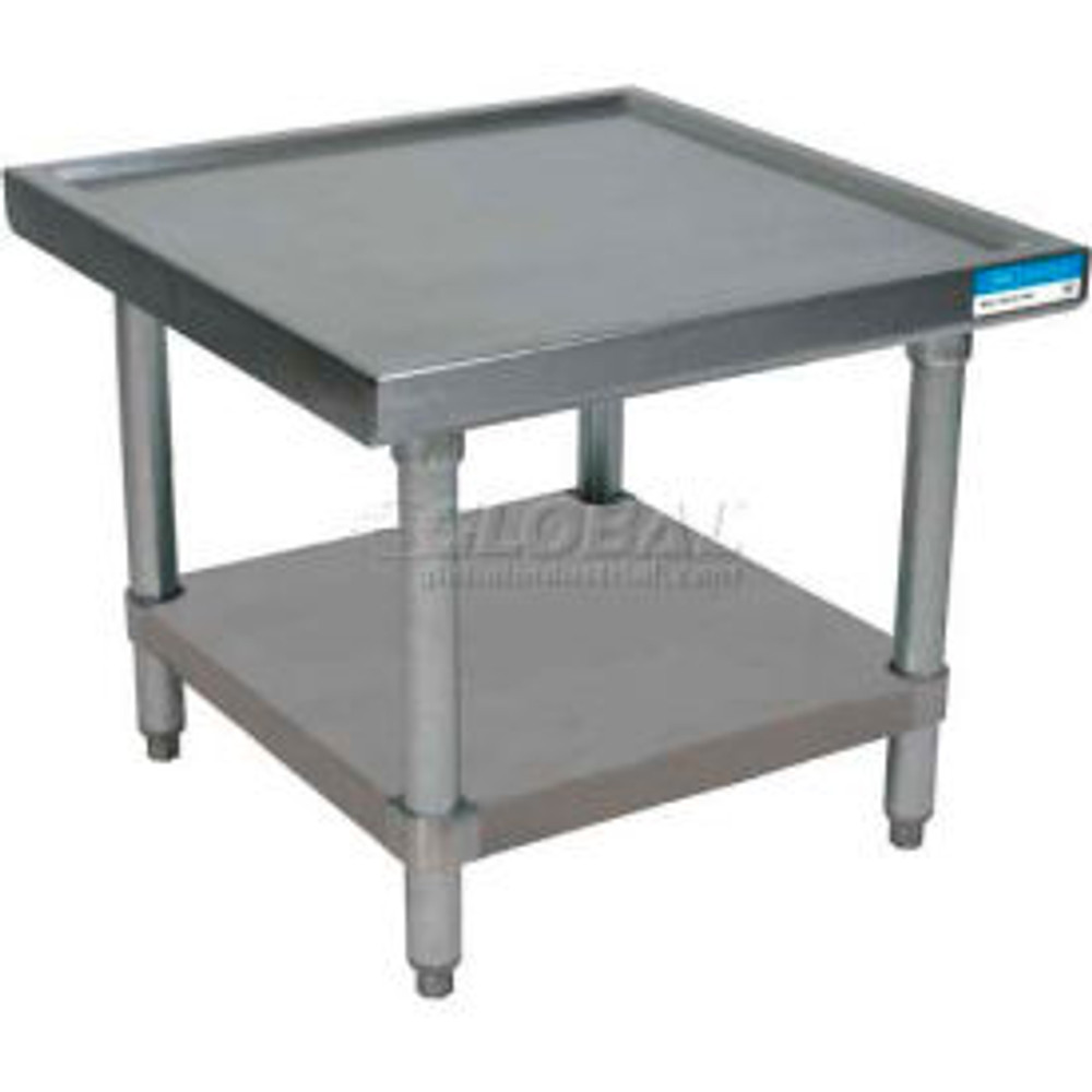 Bk Resources Inc. BK Resources Machine Stand W/ Round Tubular Leg 14 Ga 304 Stainless Steel Top 34""W x 24""D p/n MST-2424SS