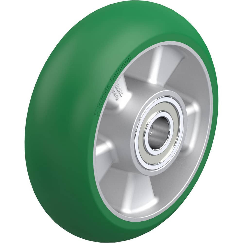 Blickle 867623 Caster Wheels; Wheel Type: Rigid; Swivel ; Load Capacity: 1100 ; Bearing Type: Ball ; Wheel Core Material: Die-Cast Aluminium ; Wheel Material: Polyurethane ; Wheel Color: Green