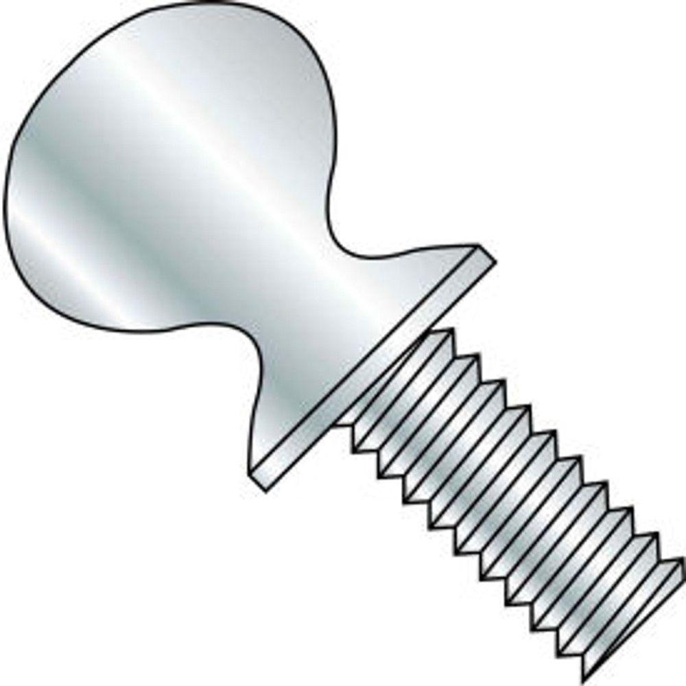 Kanebridge Corporation 1/4-20 x 1/2"" Thumb Screw w/ Shoulder - FT - Zinc - Pkg of 800 p/n 1408TS