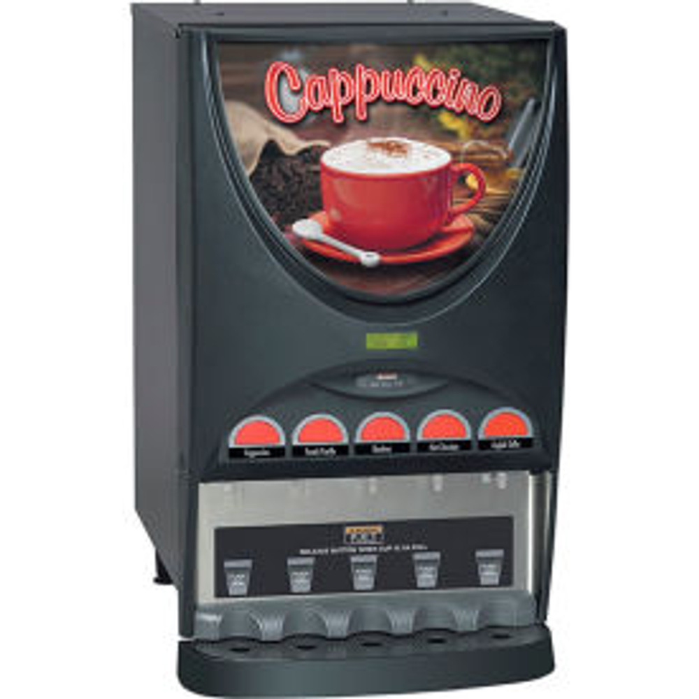 Bunn-O-Matic Corporation iMix®-5 Beverage Dispenser w/ 5 Hoppers p/n 37000.0000