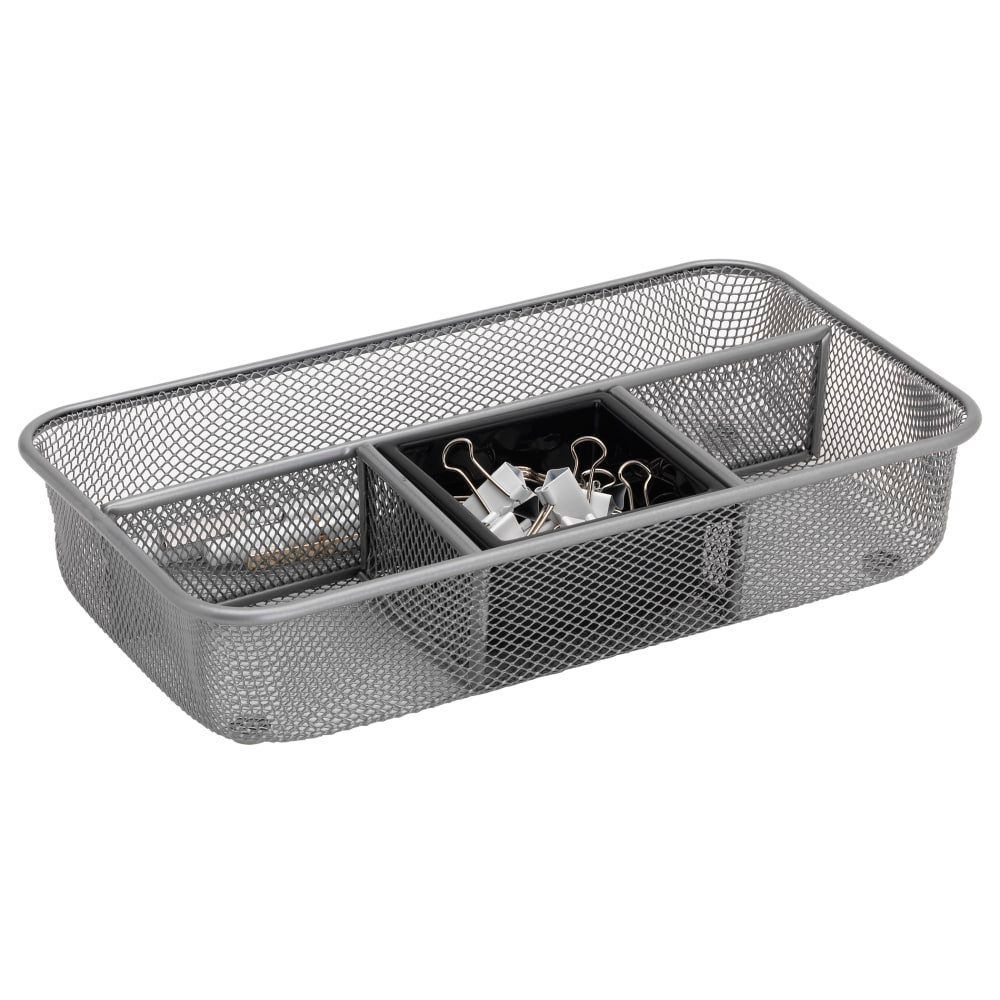 OFFICE DEPOT NW-013A-A  Brand Mesh Drawer Organizer, Silver