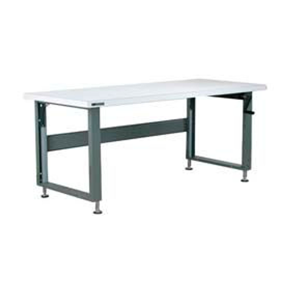 Stackbin Corporation Stackbin Workbench 4000 Series ESD Square Edge 60""W X 30""D Gray p/n E6030-4000-GY