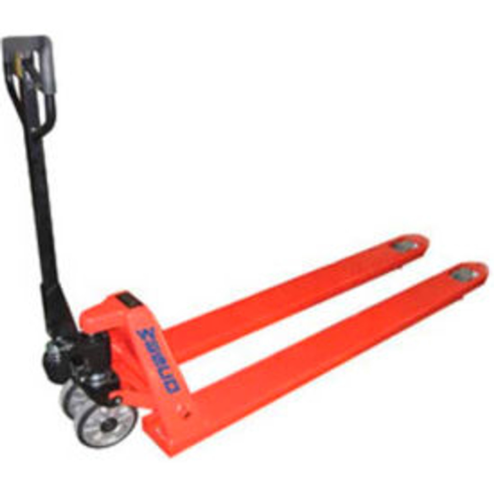 Wesco Industrial Products Wesco® Manual Extra-Long Fork Pallet Jack 4400 lb. Capacity 27""W x 59""L Forks p/n 273585