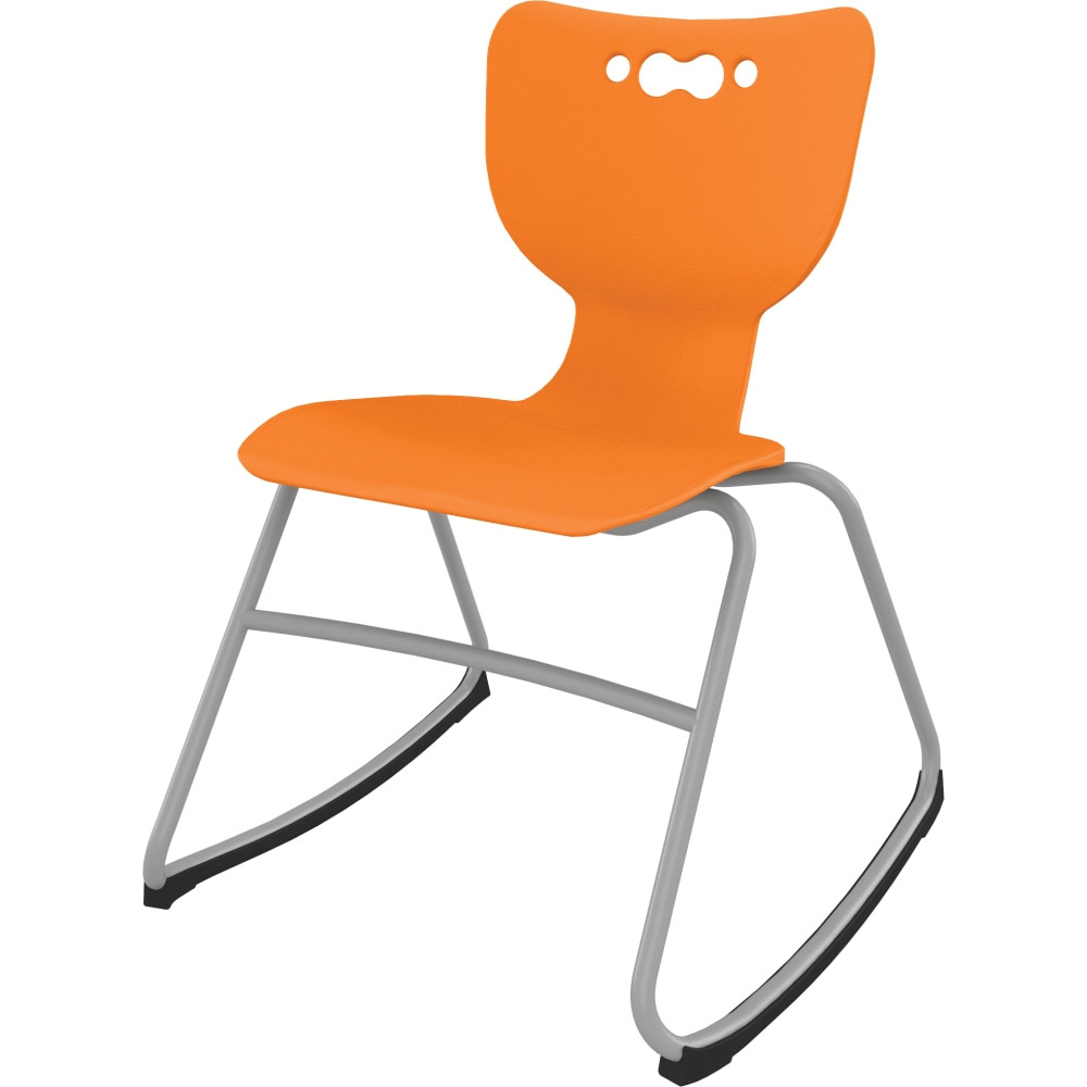 MOORECO INC MooreCo 54717-1-ORANGE-NA-PL  Hierarchy Armless Rocker Chair, 18in, Orange