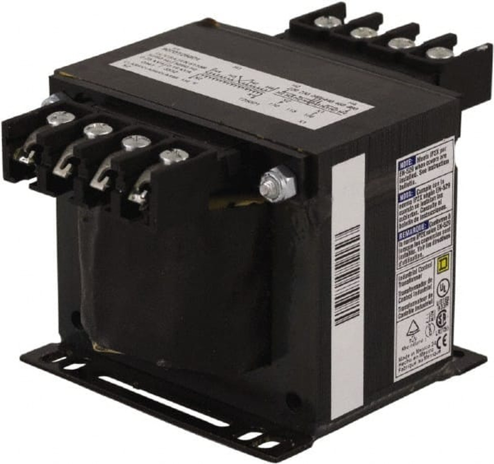 Square D 9070T250D20 1 Phase, 250 VA, Control Transformer