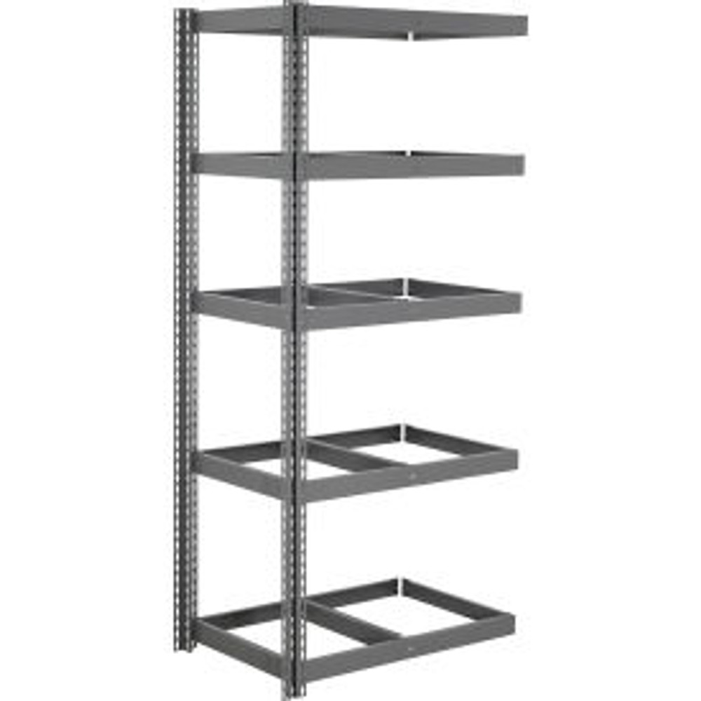 Global Industrial 5 Shelf Extra Heavy Duty Boltless Shelving Add On 48""W x 12""D x 72""H No Deck p/n B3161340