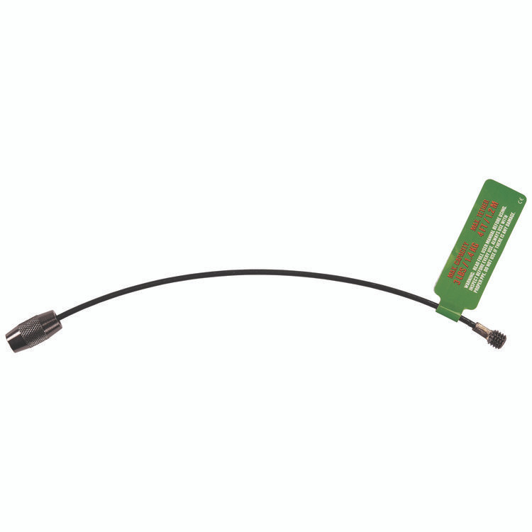 TENACIOUS HOLDINGS, INC. ergodyne® 19713 Squids 3708 Wire Tool Attachment w/Screw Gate Tool Tail, 3 lb Max Working Capacity, 6" Long, Black, 6/Pack