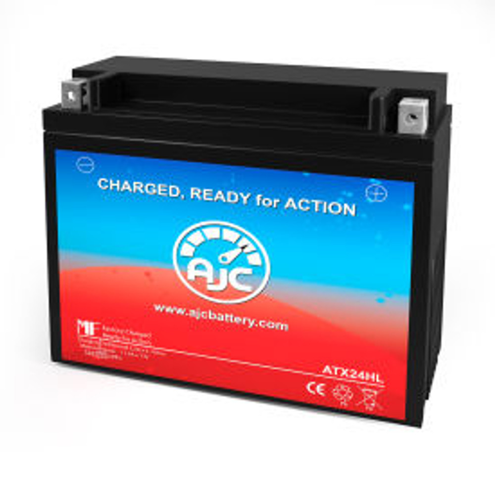 Battery Clerk LLC AJC® BRP Traxter Optional 500CC ATV Replacement Battery 12V I p/n AJC-PS-ATX24HL-521423