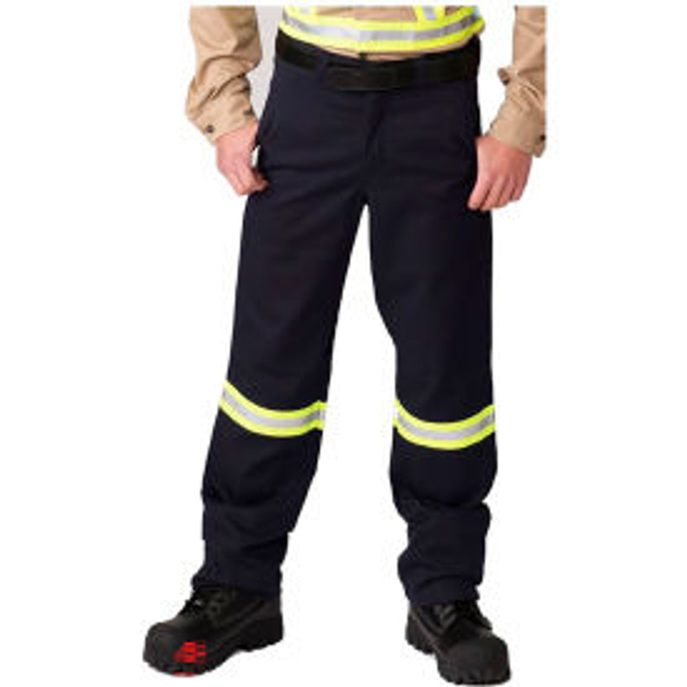 CODET NEWPORT CORP Big Bill Heavy Work Pants Reflective Material Flame Resistant 40W x 32L Navy p/n 1435US9-32-NAY-40