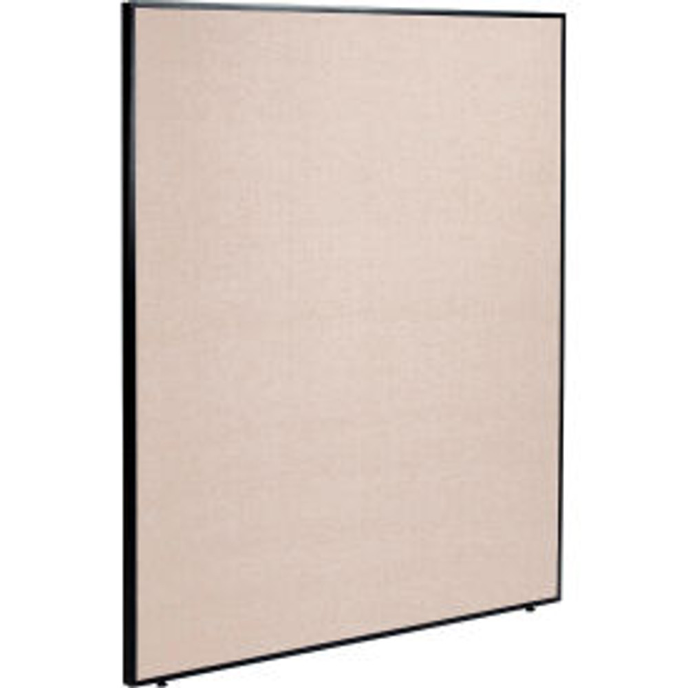 Global Industrial Interion® Office Partition Panel 60-1/4""W x 96""H Tan p/n 695790TN
