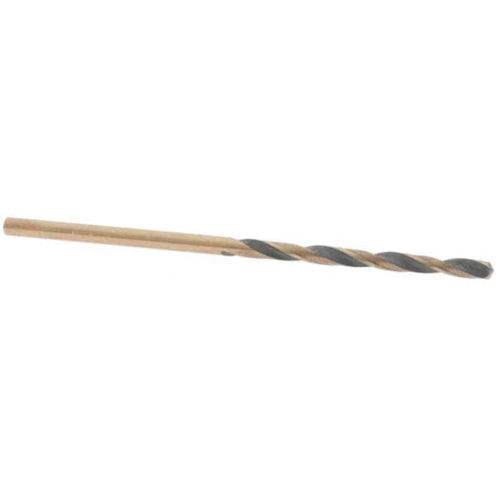 Import 20848 Mechanics Drill Bit: 0.076" Dia, 135 ° Point, High Speed Steel, Straight-Cylindrical Shank, Split Point