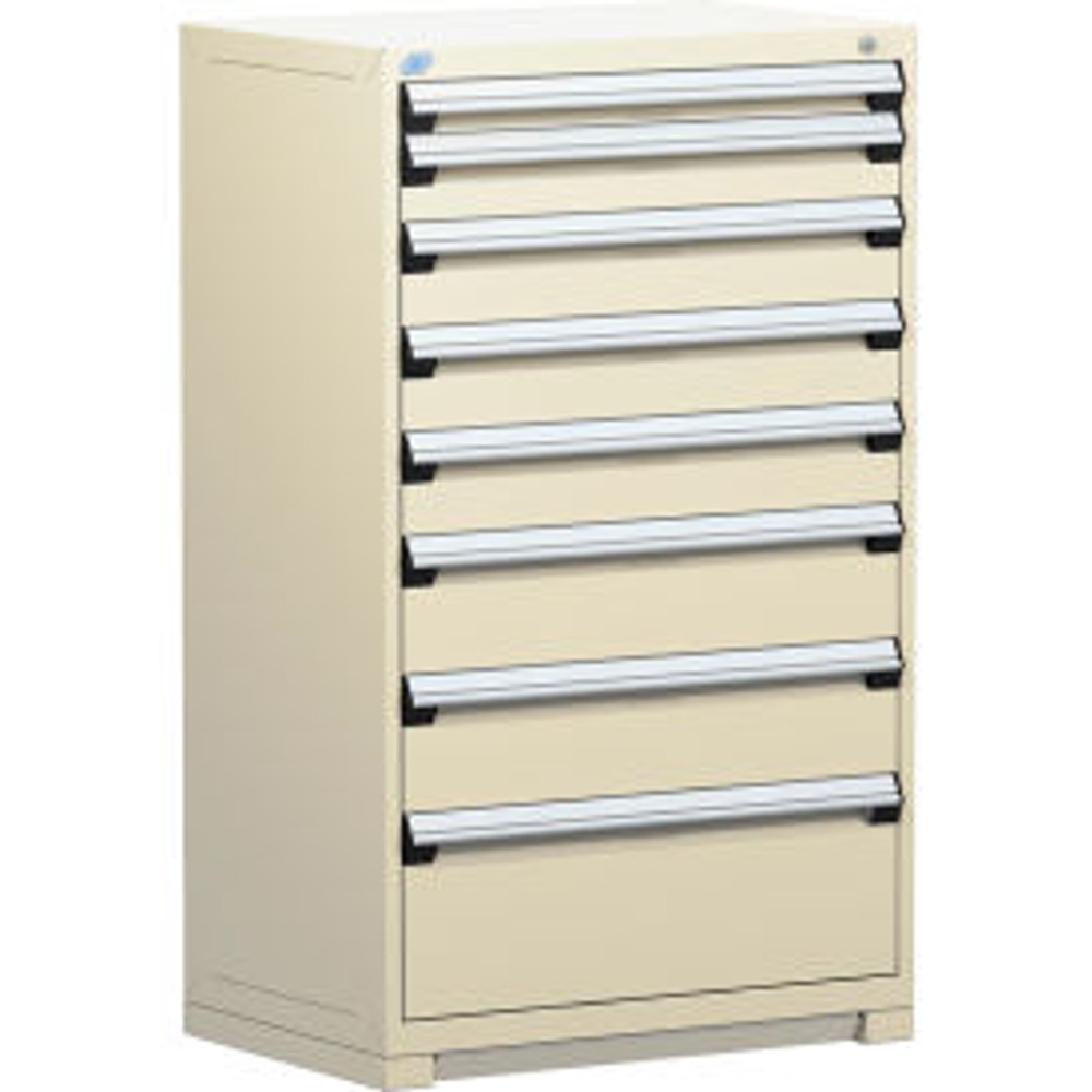 Rousseau Metal Inc. Rousseau Metal Heavy Duty Modular Drawer Cabinet 8 Drawer Full Height 36""W - Beige p/n R5AEE-5825KD-041