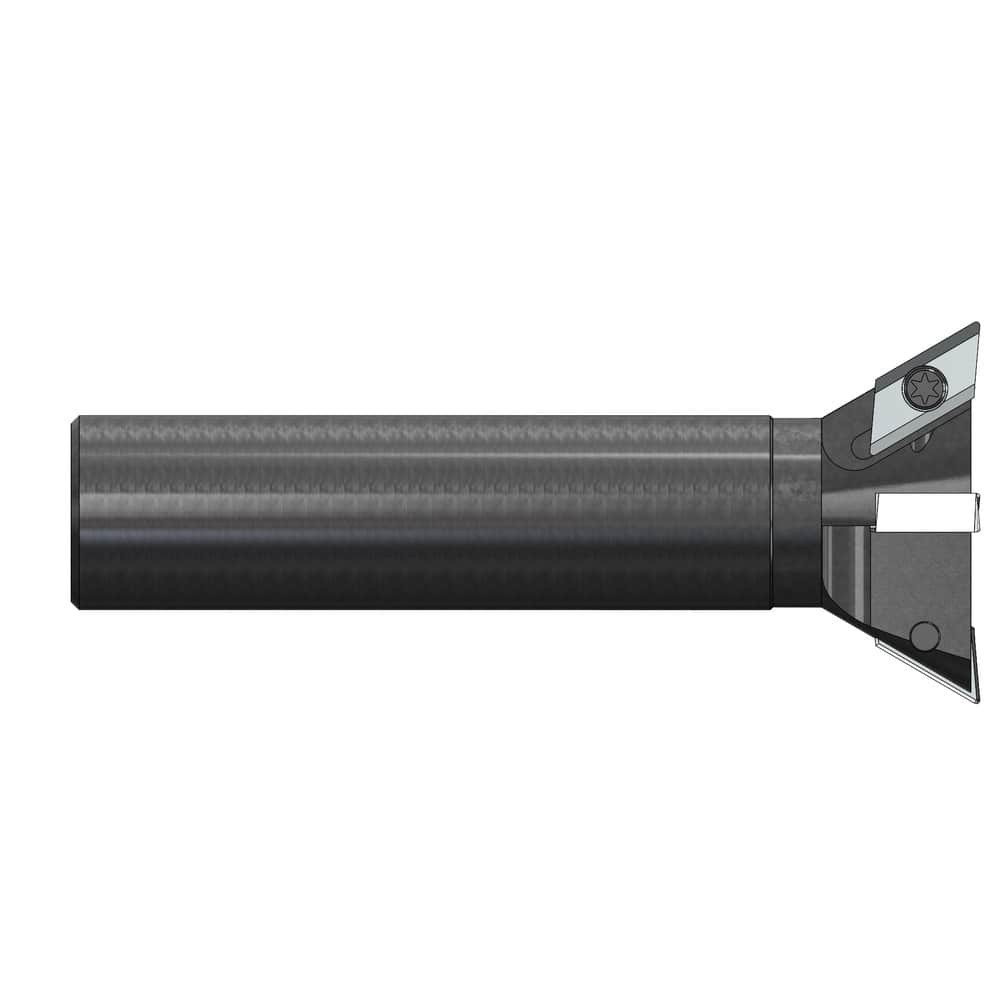 A.B. Tools DX20-1.50 Indexable Dovetail Cutters; Included Angle: 20.00 ; Cutting Diameter: 1.5000 in ; Maximum Depth Of Cut: 0.4300in ; Shank Type: Cylindrical ; Shank Diameter: 0.7500 ; Compatible Insert Style: Di60