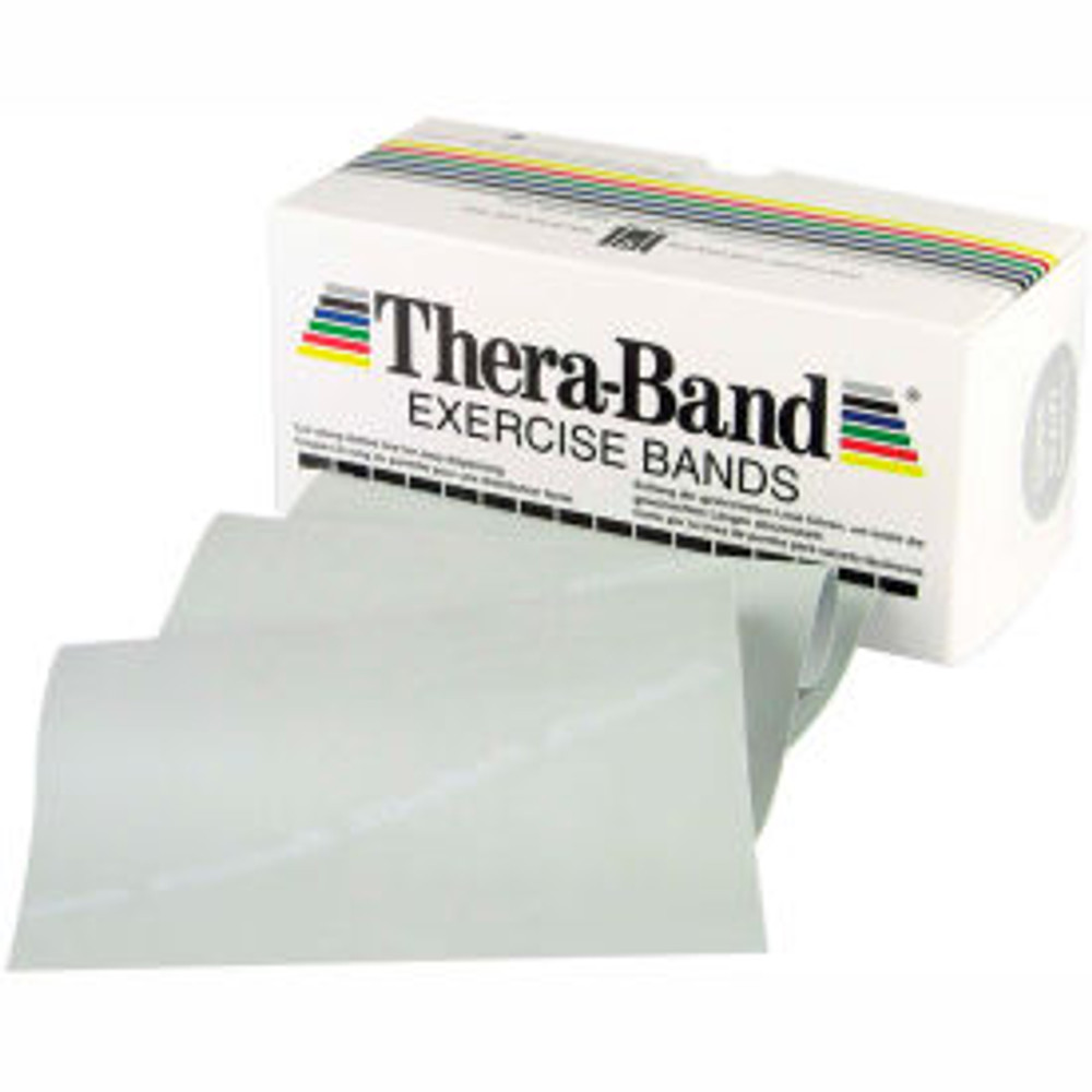 Fabrication Enterprises Inc Thera-Band™ Latex Exercise Band Silver 6 Yard Roll/Box p/n 10-1017