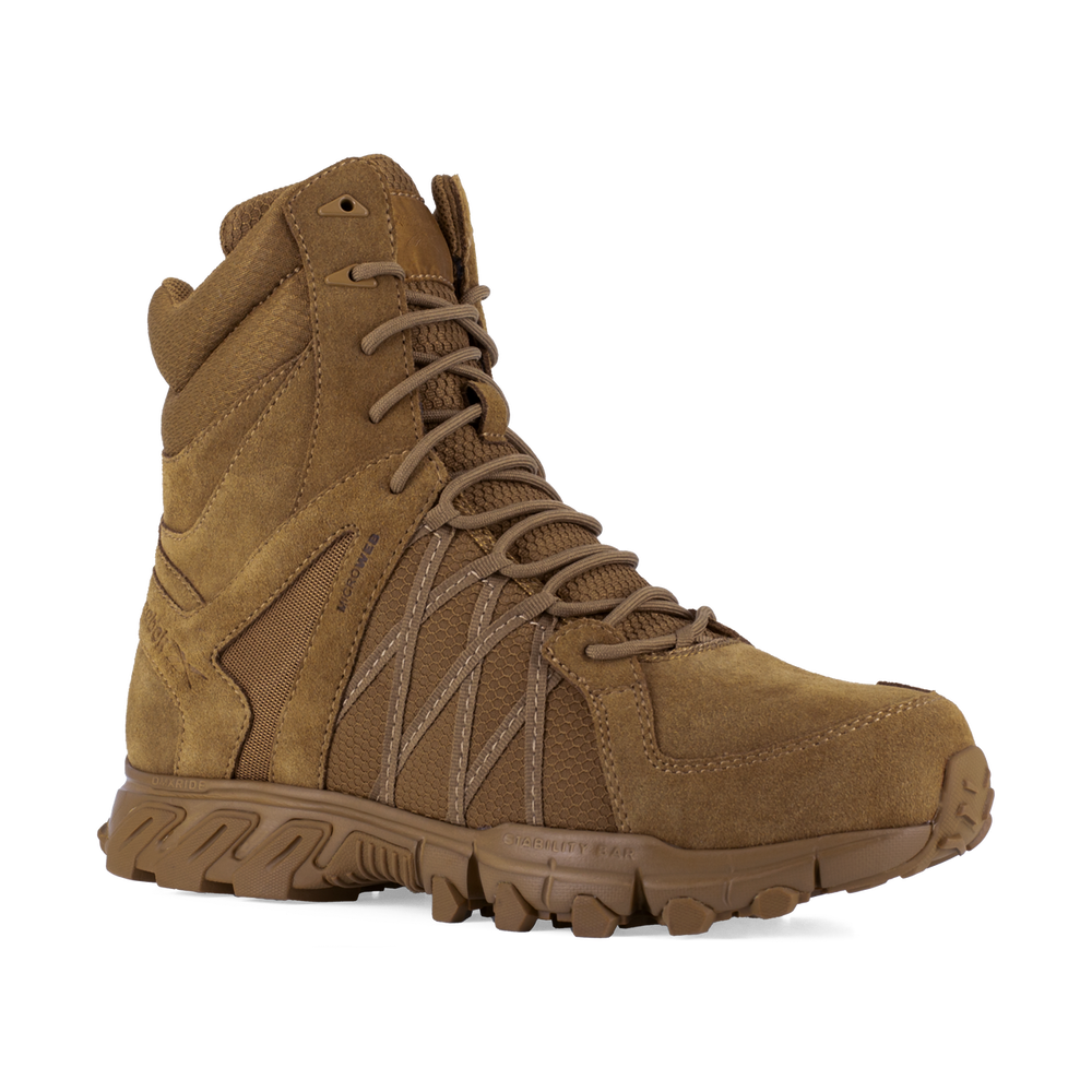 Reebok RB3462-W-12 Trailgrip Tactical 8'' Boot w/ Soft Toe - Coyote