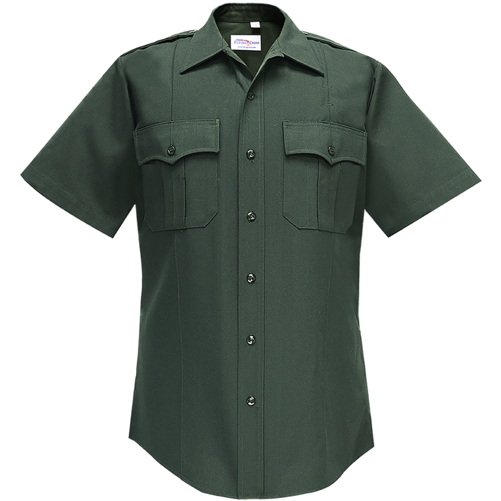 Flying Cross 85R77Z 06 18.0 N/A Command Short Sleeve Shirt w/ Zipper