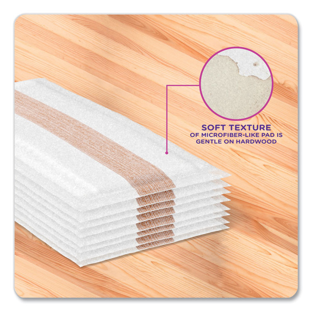 PROCTER & GAMBLE Swiffer® 76563 WetJet System Wood Mopping Pad, 5.4 x 11.3, White, 20/Pack