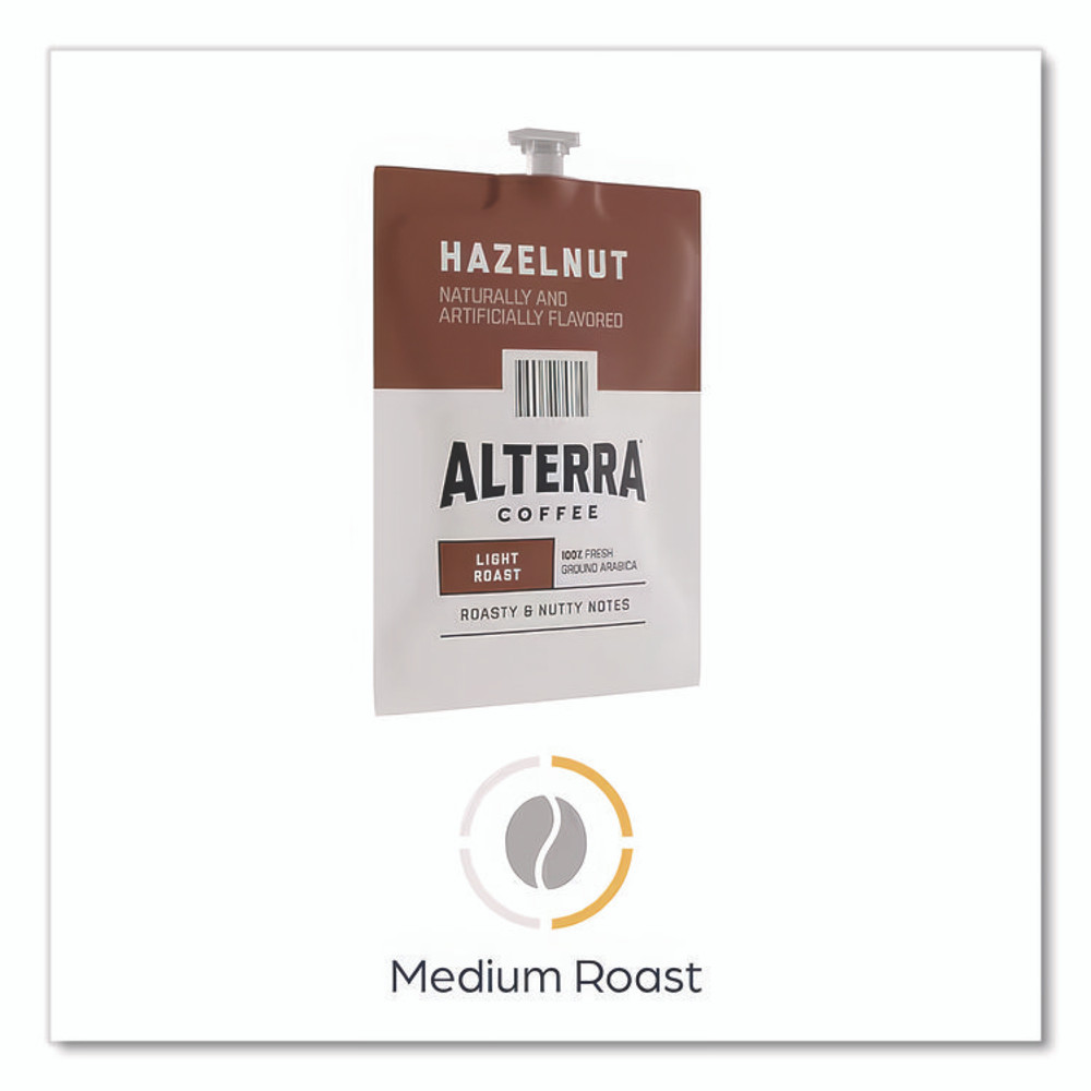 MARS, INC. ALTERRA® MDRA185 Coffee Freshpack Pods, Hazelnut, Medium Roast, 0.23 oz, 100/Carton