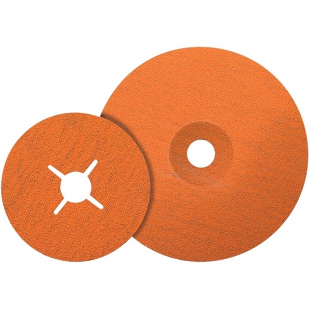 WALTER Surface Technologies 15X603 Fiber Disc: 6" Disc Dia, 7/8" Hole, 36 Grit, Ceramic