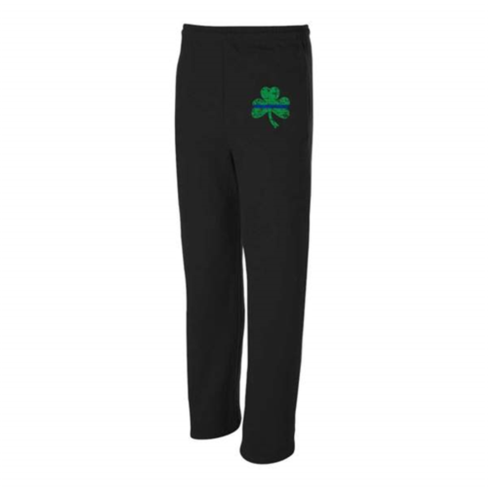 Thin Blue Line STPAT-TBL-SPANTS-BLK-XXL Thin Blue Line Sweatpants, Shamrock