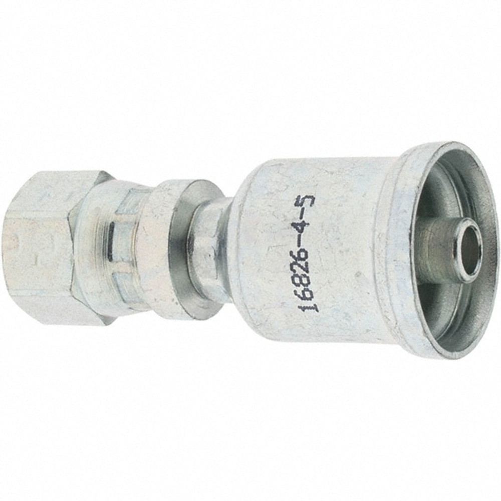 Parker PP-00425 Hydraulic Hose Female JIC 37 ° & SAE 45 ° Dual Flare Swivel Fitting: 4 mm, 7/16-20