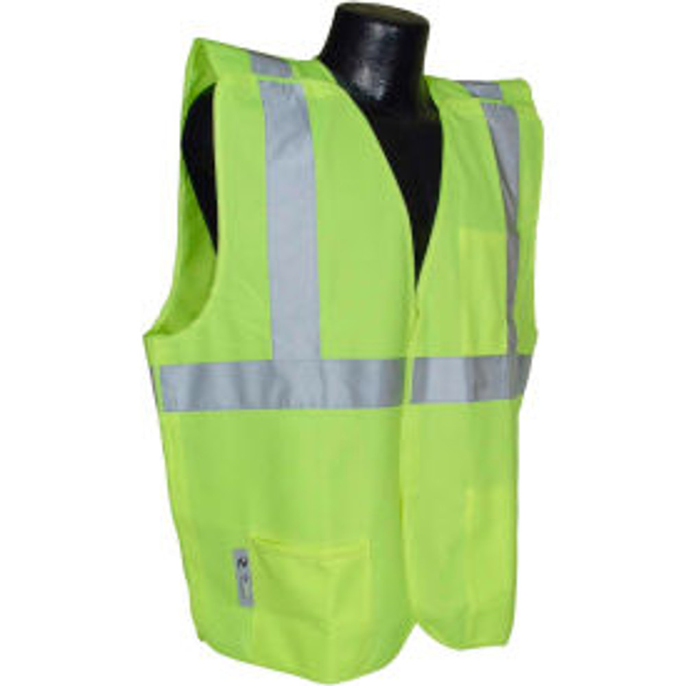 Radians Inc Radians® SV4 Class 2 5 Pt. Breakaway Solid Vest Hi-Vis Green 2XL p/n SV4GS2X