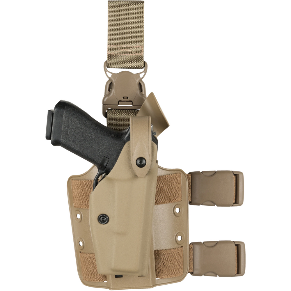 Safariland 1133838 Model 6005 SLS Tactical Holster with Quick-Release Leg Strap for Glock 20 Gens 1-4 w/ ITI M6