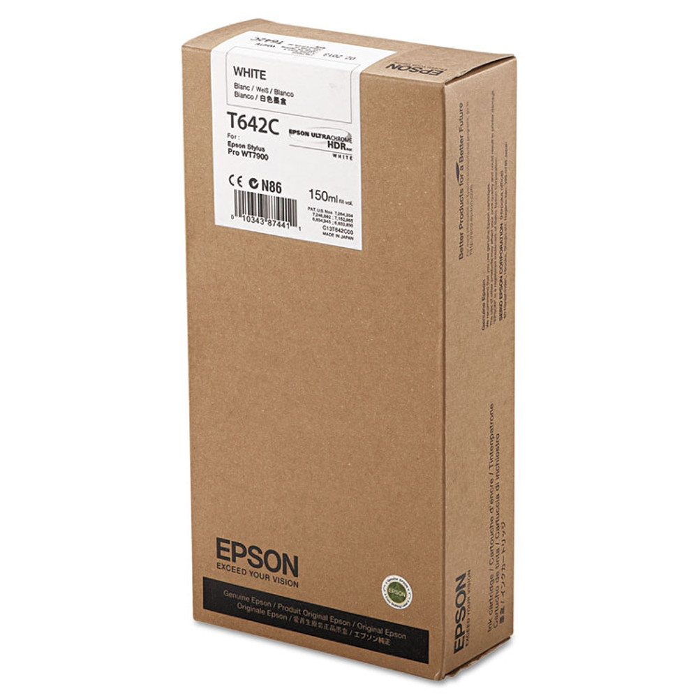 EPSON AMERICA, INC. T642C00 T642C00 UltraChrome HDR Ink, White