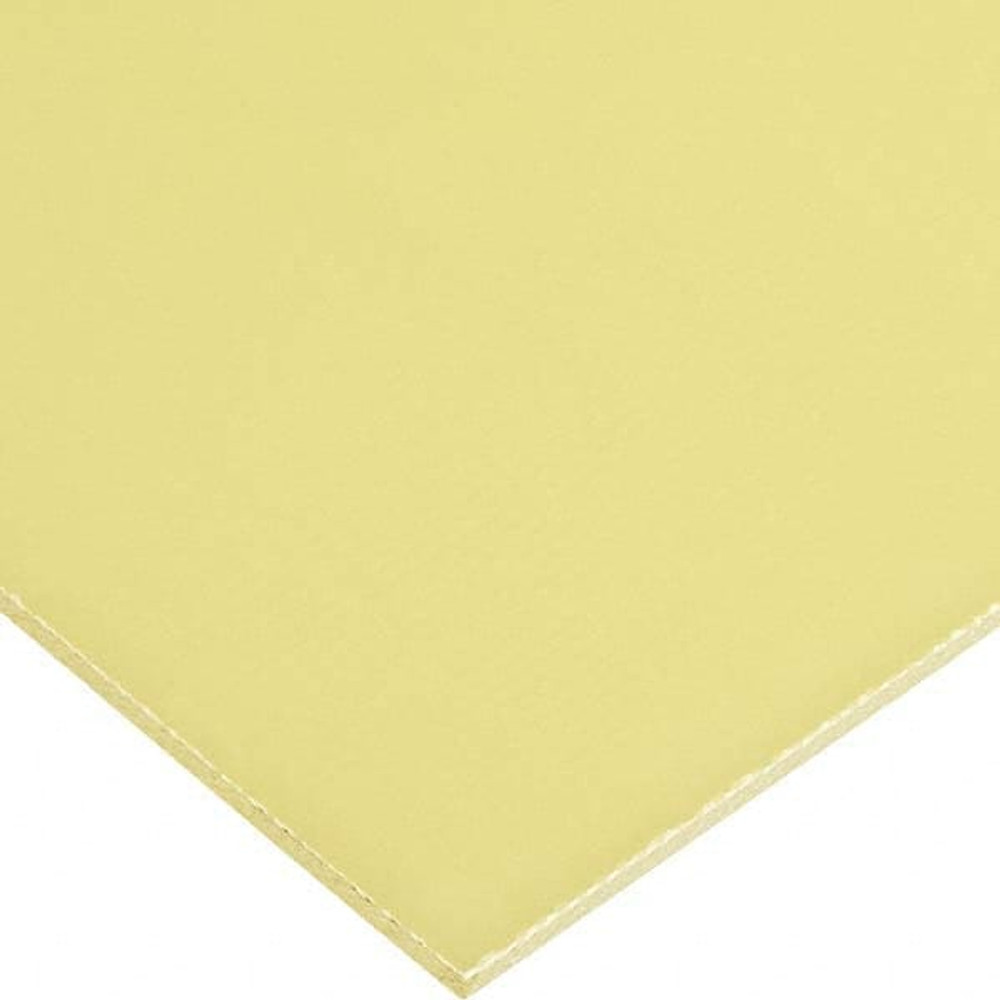 USA Industrials BULK-CS-GG10-13 Plastic Sheet: Garolite, 2" Thick, Yellow, 40,000 psi Tensile Strength
