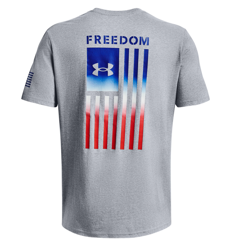 Under Armour 1377056035LG UA Freedom Flag Gradient T-Shirt