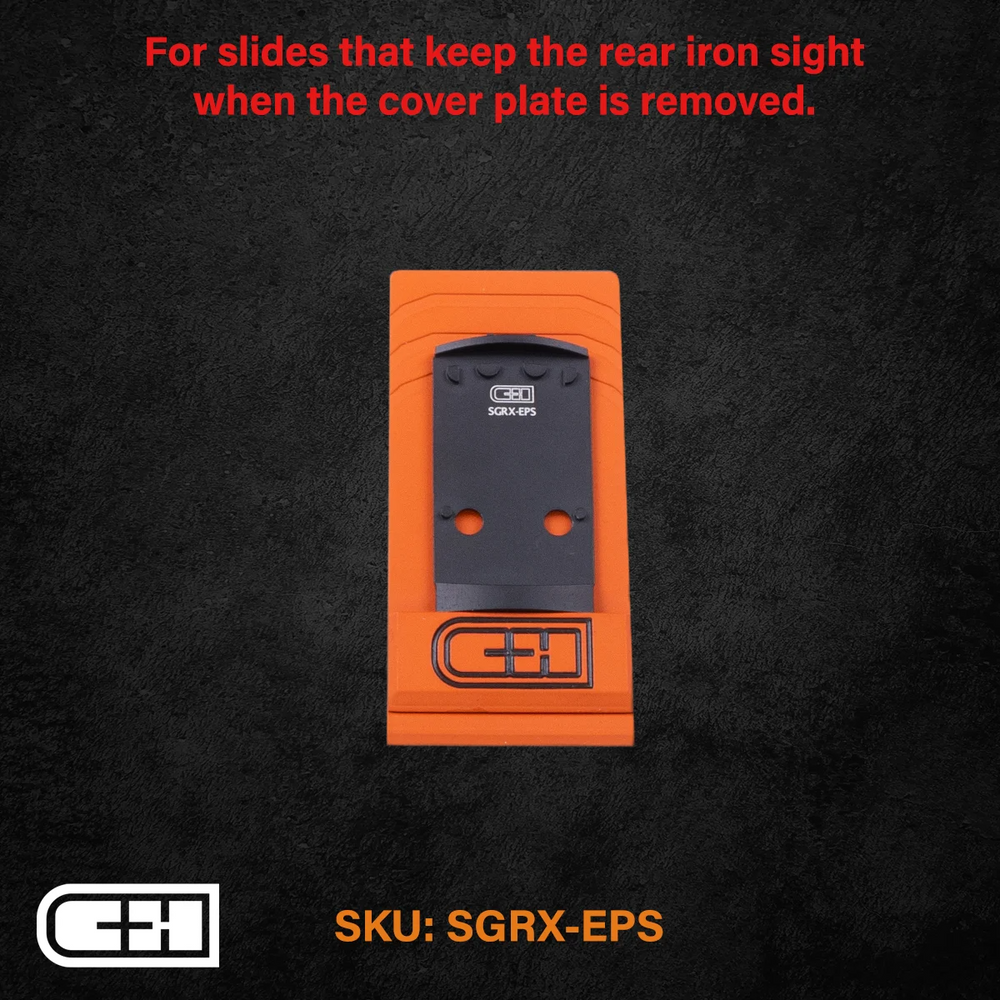 C&H Precision SGRX-EPS Optics Adapter Plate - Sig P320 RX/PRO/AXG