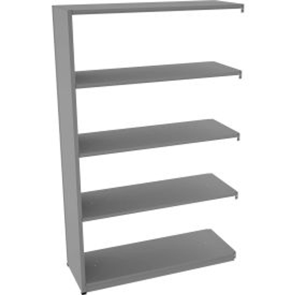 Tennsco Corp Tennsco® Capstone 5 Shelf Boltless Shelving Add On 48""W x 18""D x 76""H p/n CA187648-MGY